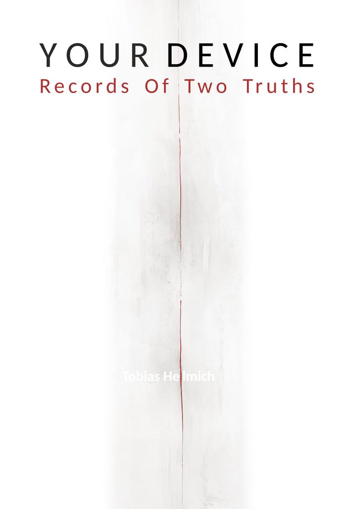 Book Cover Backbround:
Your Device - Records of Two Truths - Red Line in a White Frame
[LOG: 03:00:00}
_run
drift: low


